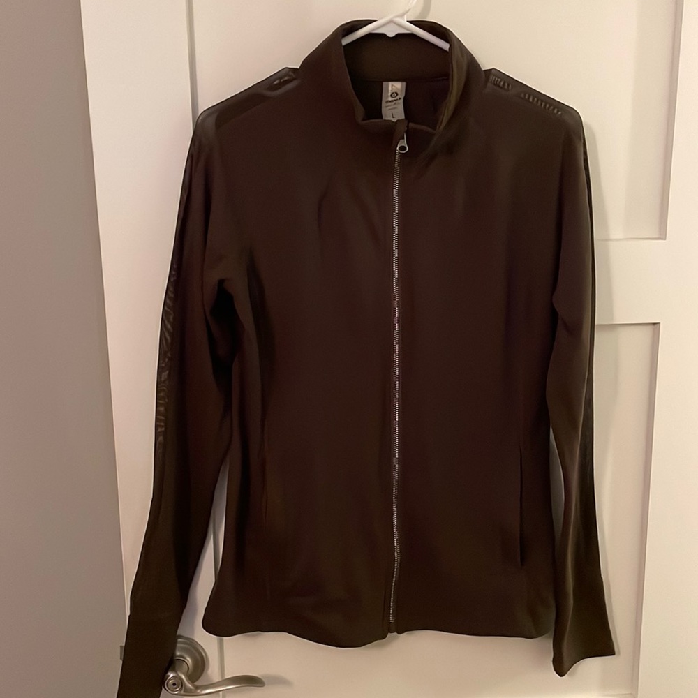 Dark Brown zip up sweatshirt